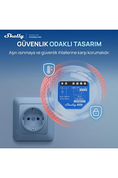 Shelly 1 Gen3 Akıllı Röle