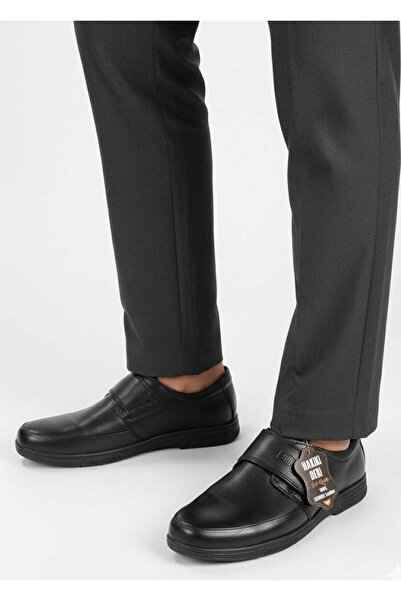 VARLIK AYAKKABI Genuine Leather Soft Shoes Specially Designed for Diabetic Pa...