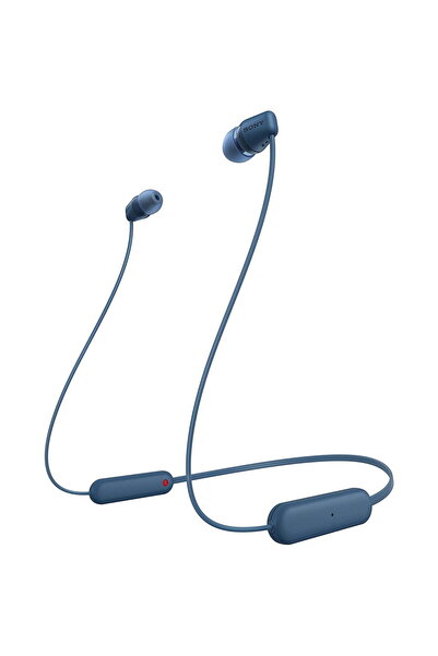Sony WI-C100L, 25 hours battery life, Bluetooth 5.0, Blue