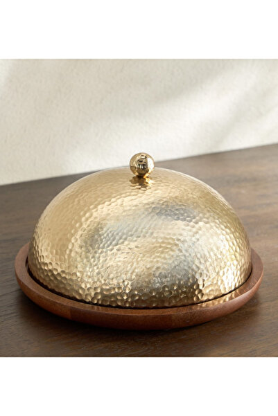 DAHAB Metal Decorative Platter - 19 x 19 cm