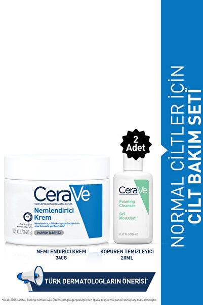 CeraVe Nemli Ciltler için Cilt Bakım Seti