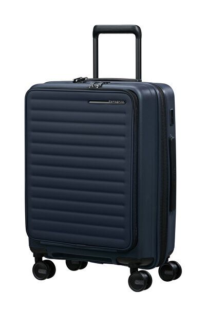 Samsonite RESTACKD– Easy Access Troller 55/20 cm Expandable, Dark Blue