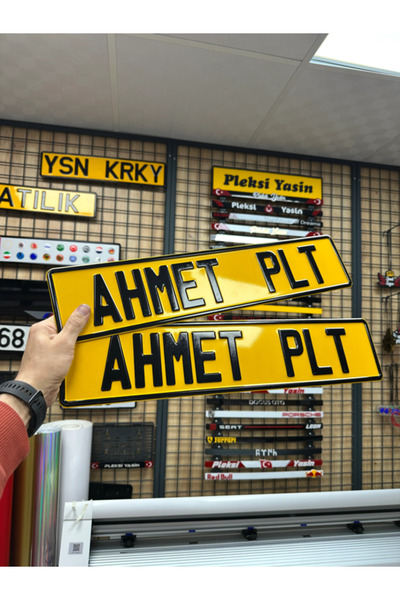 Expresspleksi SARI DEKOR PLAKA 1 ADET