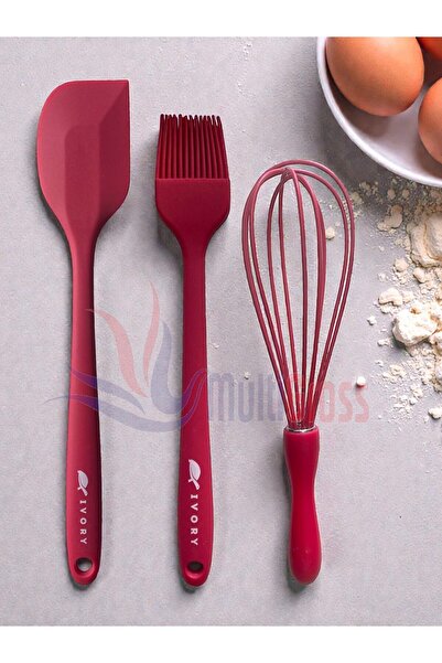 Multiamo Heat-Resistant Silicone Large Size Dessert-Pastry Preparation Set Po...