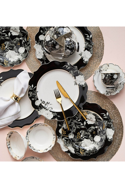 Sophie 20-Piece New Bone China Dinner Set - Serves 4