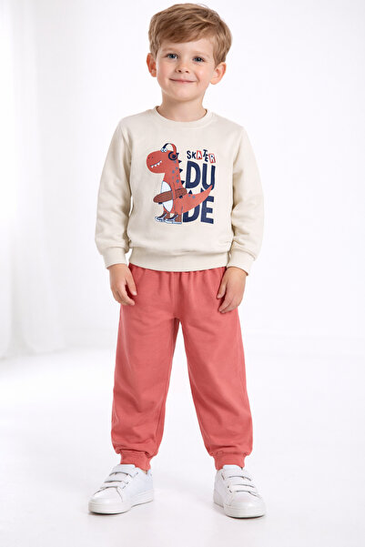 mb kids Dinazor Printed Boy's 2-Strap m Transitional Tracksuit Set