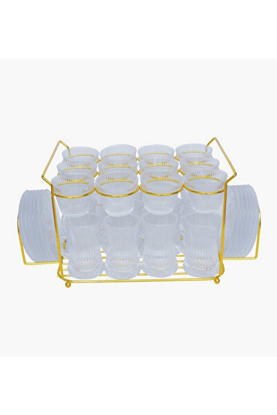 Yara 36-Piece Glass Istikan Kahwa Set