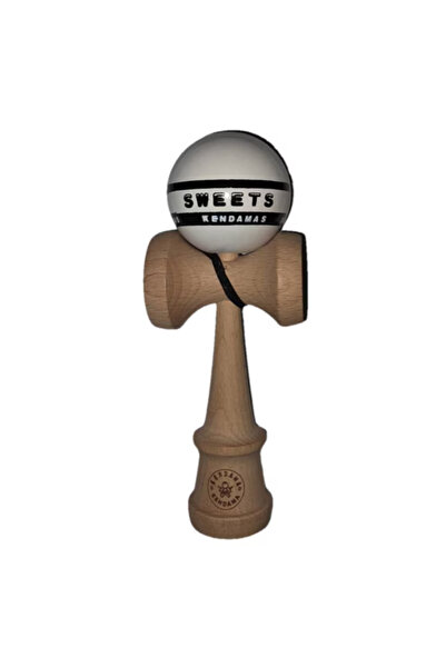 OEM Jucarie Kendama Sweets, Lemn, 9+ Ani, 18 CM, 230g, Alb