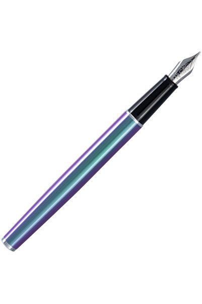 Diplomat Stilou Traveller, cu penita M, din otel inoxidabil - funky petrol