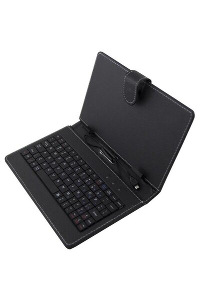 ESPERANZA Ek127 madera keyboard + tablet case 7.85/8 | Black | Eco leather
