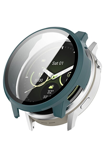 Techsuit Garmin Venu 4 45mm Case + Film - Defense360 Pro - Deep Teal