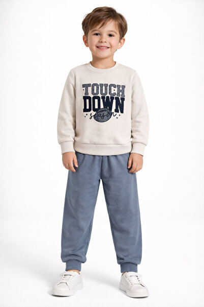 mb kids Touch down Printed Boy's 2-Strap m Transitional Tracksuit Set