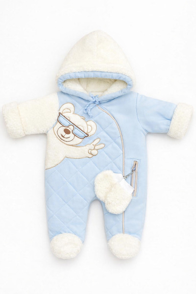 Kardeşler Bebe Welsoft Pelüş Astronot Bebek Tulum