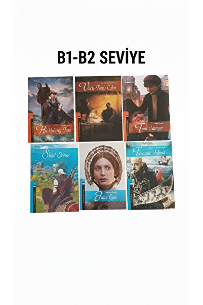 Kapadokya Yayınları English Story Books B1-B2 Level Set of 6