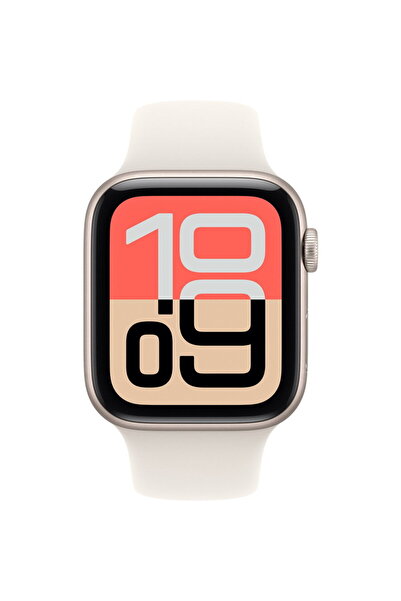 Apple Watch SE 3, silver, aluminum, 44 mm, polarstern sport band S/M, Cellular