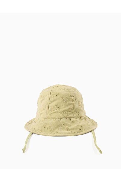 Ziddy HAT EMBROIDERY, LIGHT GREEN, 18/24M