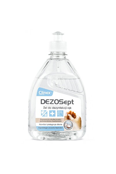 Clinex DEZOSept, 500 ml, cu pompita, gel dezinfectant pentru maini