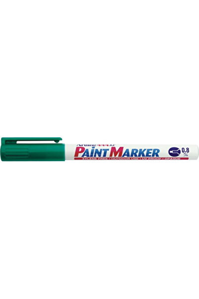 artline Paint marker 444XF, metal body, round tip 0.8mm - green