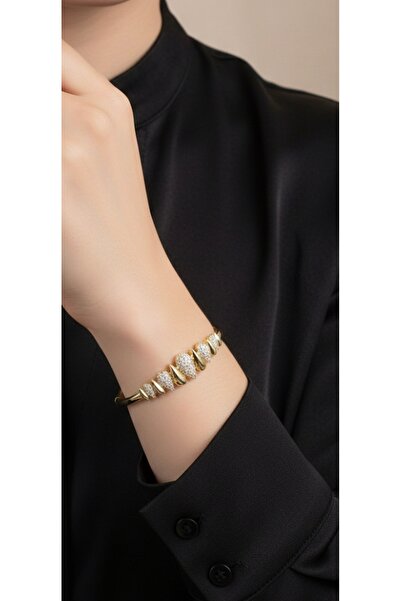 xUPING NerezAteilerAccessories 14k altın kaplama Vip Kelepçe