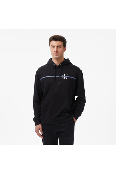 Calvin Klein Bisiklet Yaka Siyah Erkek Sweatshırt LV04RC289GUB1_LS EU 350TERR...