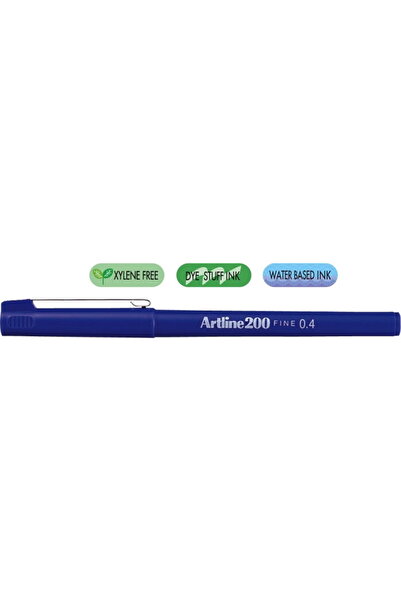 artline Liner 200, varf fetru 0.4mm - albastru