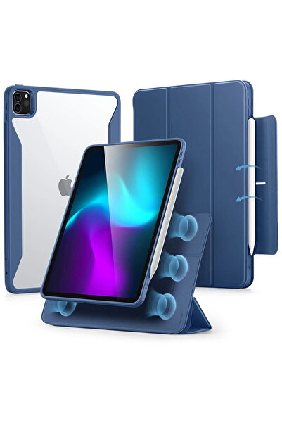 ESR Case for iPad Pro 11 (2024) - Rebound Hybrid - Navy Blue