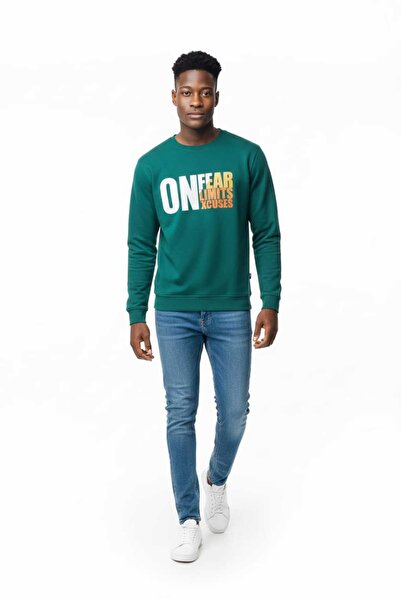 No Fear Men's Crew Neck Long Sleeve Sweatshirt