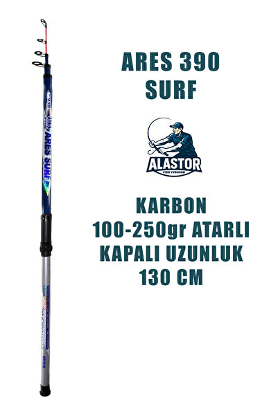 ALASTOR Ares Surf Olta Kamışı 390cm Karbon Olta Kamışı
