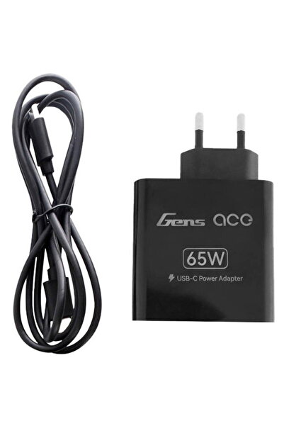 GENS ACE Adaptor sursДѓ de alimentare USB-C 65W-EU Negru
