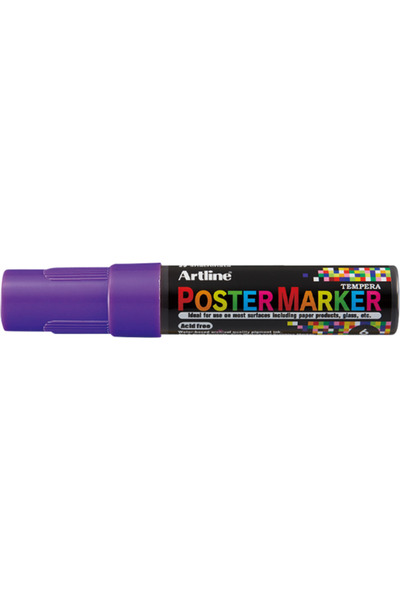 artline Marker pentru poster ARTLINE, corp plastic, varf rotund 6mm - mov