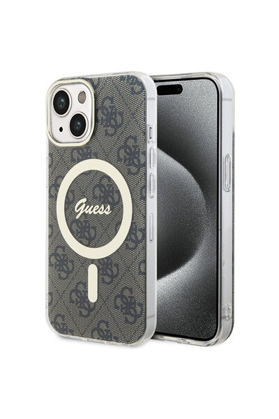 Guess Case for iPhone 15 Plus / iPhone 14 Plus - IML 4G MagSafe (GUHMP15MH4ST...