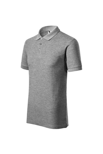 Malfini Men's polo shirt, Cotton Heavy 215, Grey 2XL