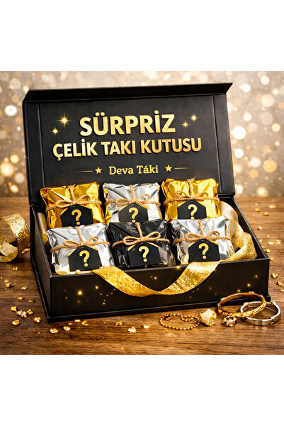 deva takı 6 ADET SÜRPRİZ ÇELİK TAKI