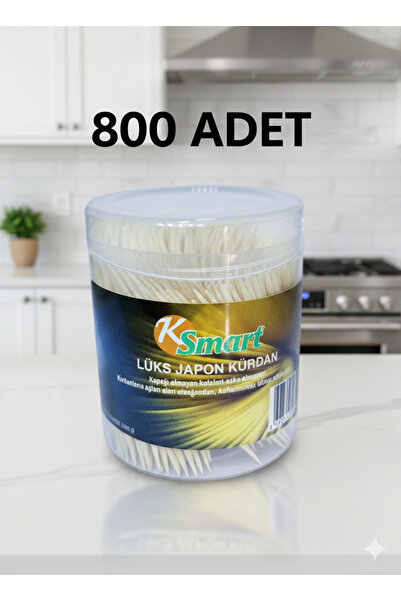 Lunihome Ahşap Kürdan 800 Adetli Kutu