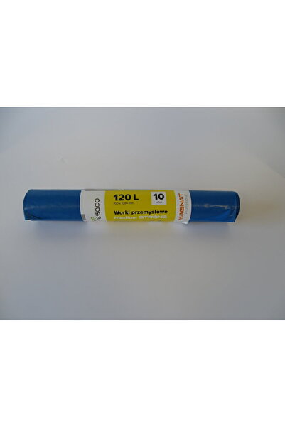 Resaco Recycled plastic bags, resistant, 120L, 70x109cm, 47 microns, 10pcs/ro...