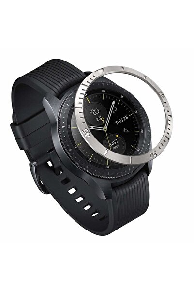 Ringke Galaxy Watch 42mm / Gear Sport Stainless Steel Ornamental Frame Grey