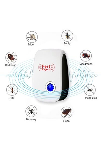 gaman Ultrasonik Fare Kovucu Cihaz - Haşere, Böcek, Sinek, Karınca Kovucu Ev ...