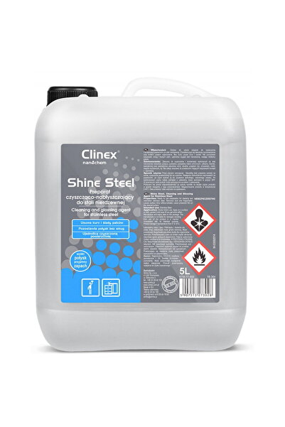 Clinex Solutie pt. curatare, intretinere suprafete otel inoxidabil, 5 litri, ...