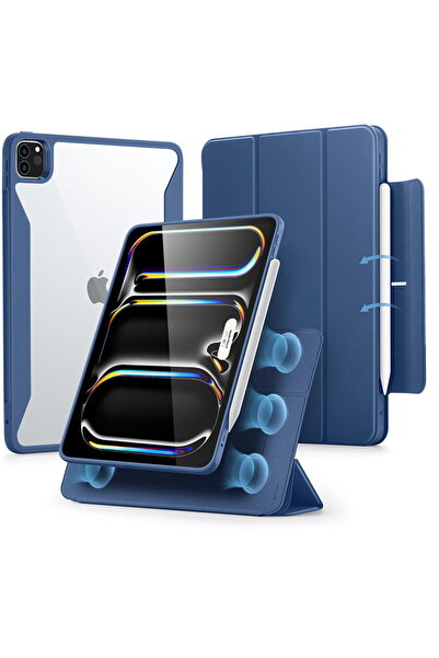 ESR Case for iPad Pro 13 (2024) - Rebound Hybrid - Navy Blue
