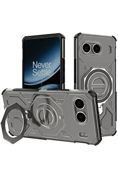 Techsuit Husa pentru OnePlus Nord 4 - Carbon Shield PRO - Smoke Black