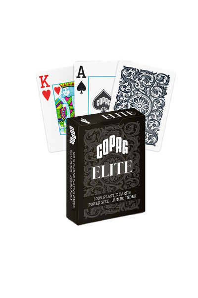 Copag – Elite Poker Size Jumbo Playing Cards Black
