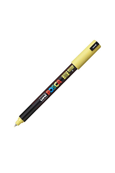 POSCA UNI Posca marker, 0.7 mm, fine metallic tip, YELLOW