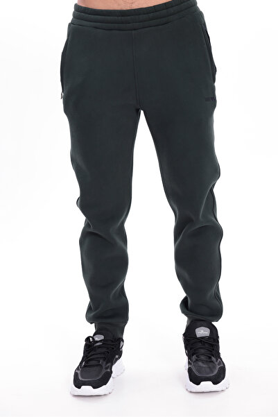 Rowinger 3 Thread Thick Textured Zipper Pocket Ribbed Cuff Men's Sweatpants