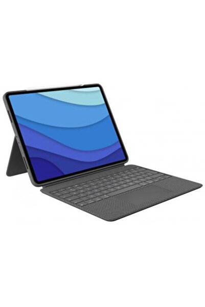 logitech Combo Touch cu tastătură pentru iPad Pro 5th gen de 12.9inch, Layout...