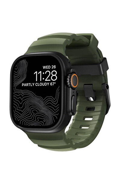 Nomad Rocky Point Band, black/forest - AW 49/45/44/42mm