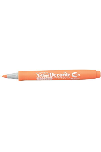 artline Decorite marker, round tip 1.0mm - pastel orange
