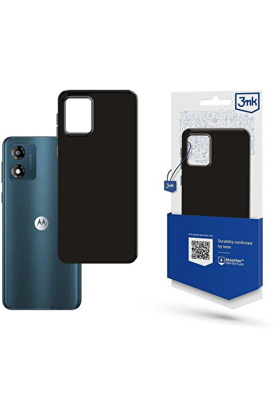 3MK HusДѓ Matt Case pentru Motorola Moto E13, negru (TPU mat)