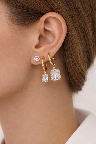 Çelik Xuping Set Küpe