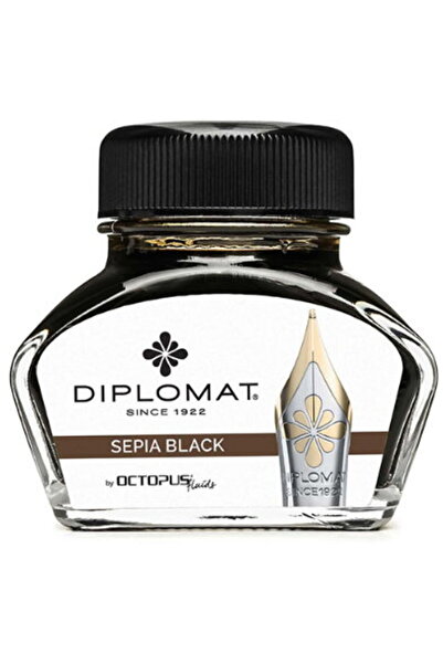 Diplomat Octopus ink pen, 30 ml - sepia black