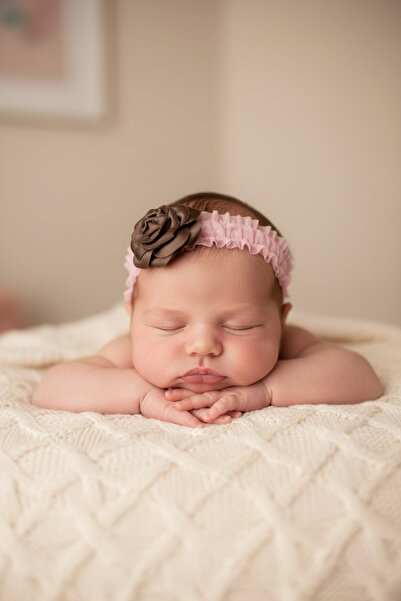 Jolanda Red Velvet Floral Tulle Baby Girl Hair Bandana